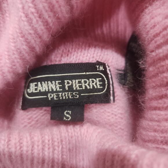 Jeanne Pierre Petites Elegant LambsWool Angora Sweater Pink, Soft, Warm, Elegant - Picture 2 of 6